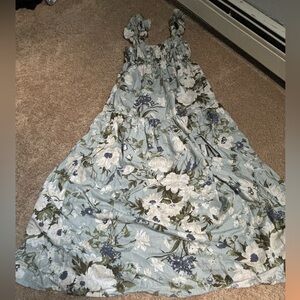 Abercrombie linen maxi dress